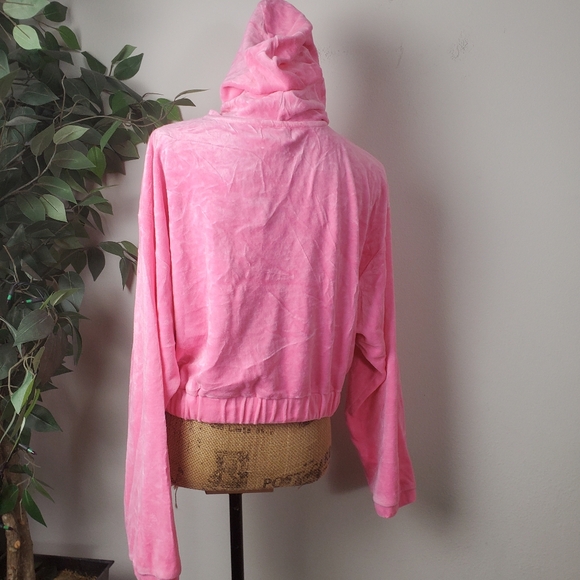 Barbie Hot Pink Juicy Crop Top Long Sleeve Sweater XXL - Picture 9 of 16